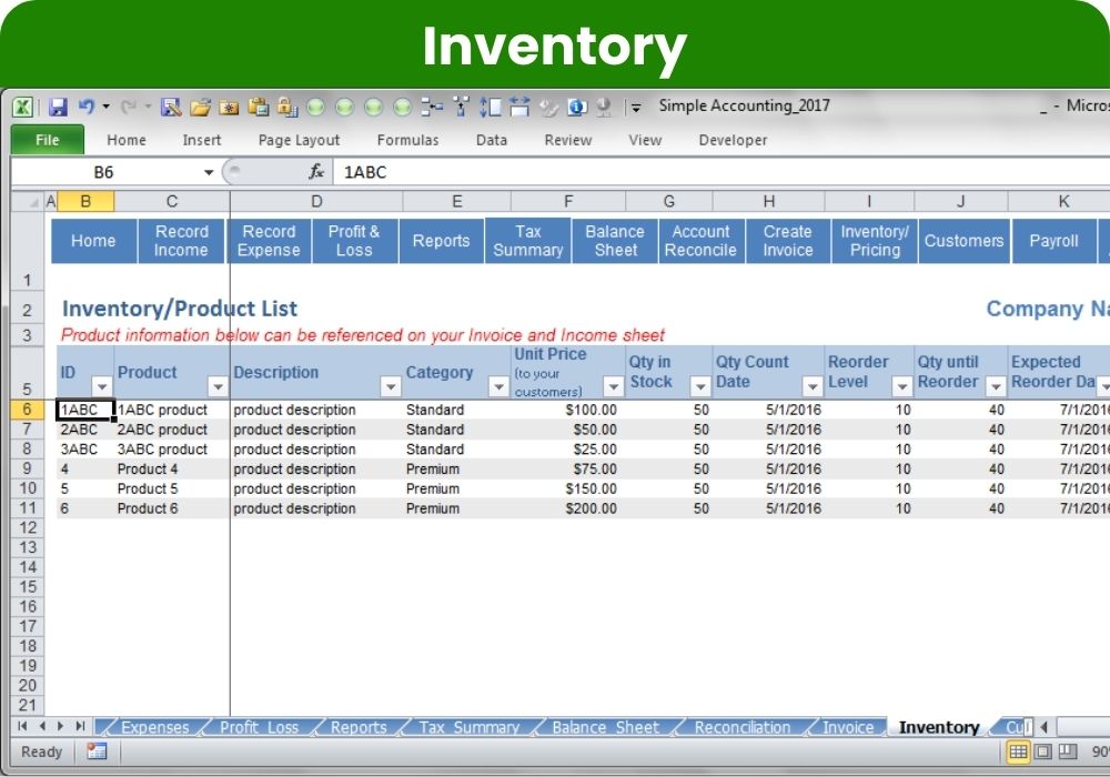 Simple Accounting Software – Standard Small Business with Bookkeeping and Payroll