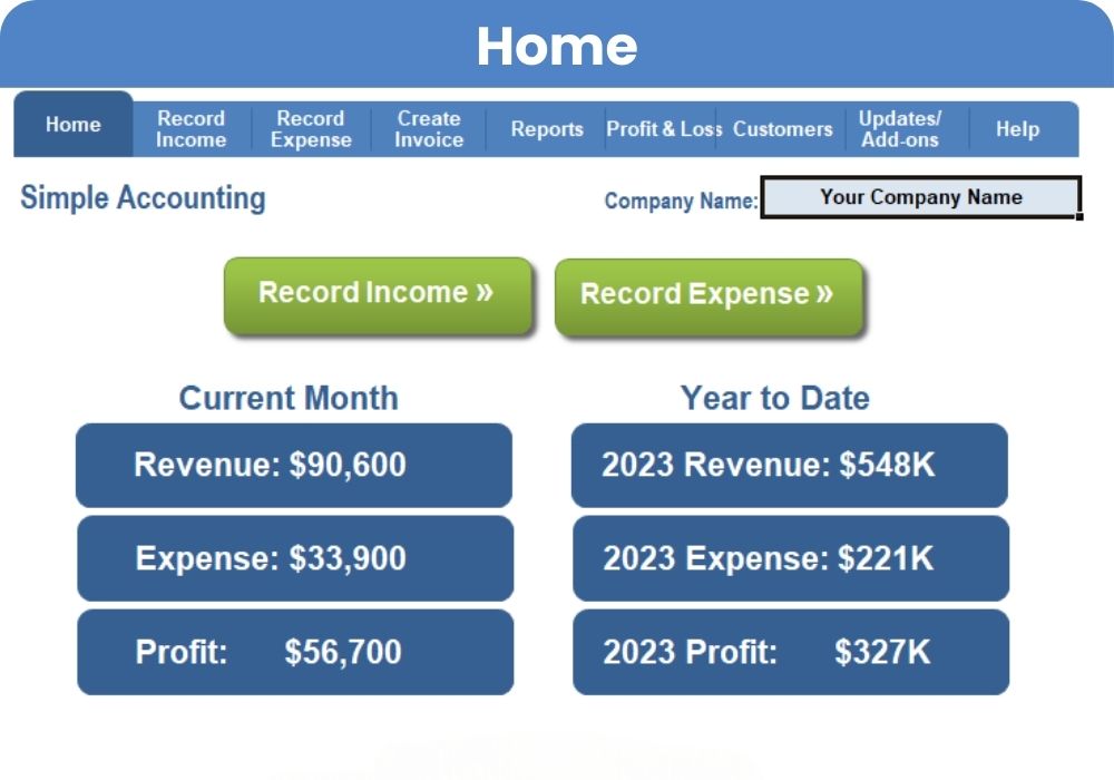 Simple Accounting Software – Standard Small Business with Bookkeeping and Payroll