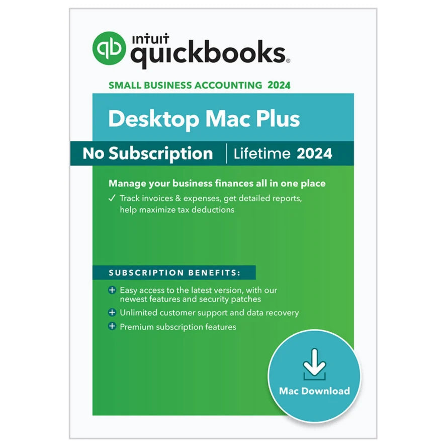 Quickbooks Mac Desktop Plus 2024 (Lifetime License Subscription)