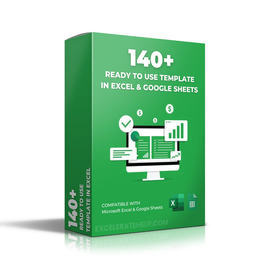 Access to 140+ Ready to Use Excel Templates | Personal License