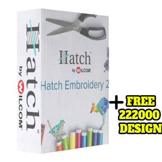 Hatch 2 Embroidery Software Digitizing | Lifetime Activation | Digital Download